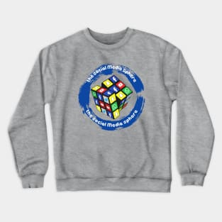 Social Media Sphere Crewneck Sweatshirt